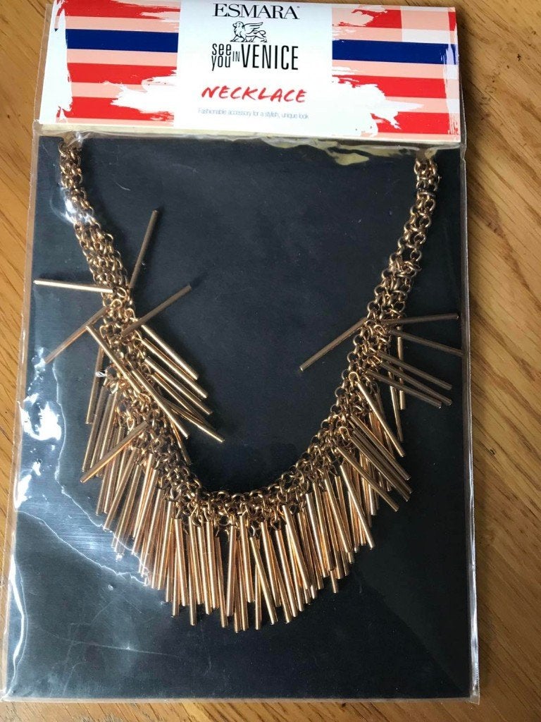 Sieraden kettingen - oorbellen -broche en ringen - pins, Ophalen of Verzenden, Zo goed als nieuw, Overige materialen