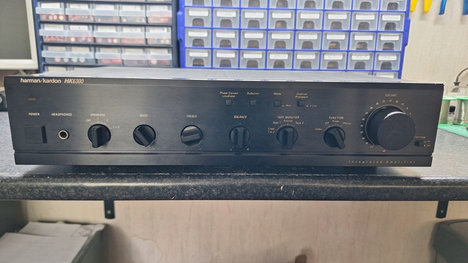 Harman Kardon HK6300 Versterker Gereviseerd., Overige merken, Ophalen of Verzenden, Zo goed als nieuw, 60 tot 120 watt