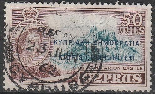 1914. Cyprus 189 gest. Opdruk, Ophalen of Verzenden, Overige landen, Gestempeld