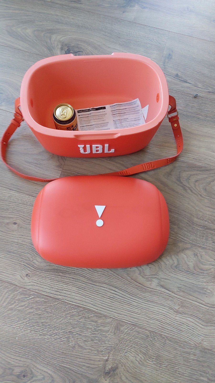 JBL Koelbox - Oranje en Draagbaar, Caravans en Kamperen, Ophalen, Gebruikt, Koelbox, Koelelement