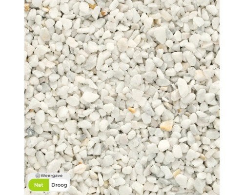 EXCLUTON Siergrind Carrara rond wit 12-16 mm, Tuin en Terras, Ophalen, Overige materialen, Wit, Zo goed als nieuw