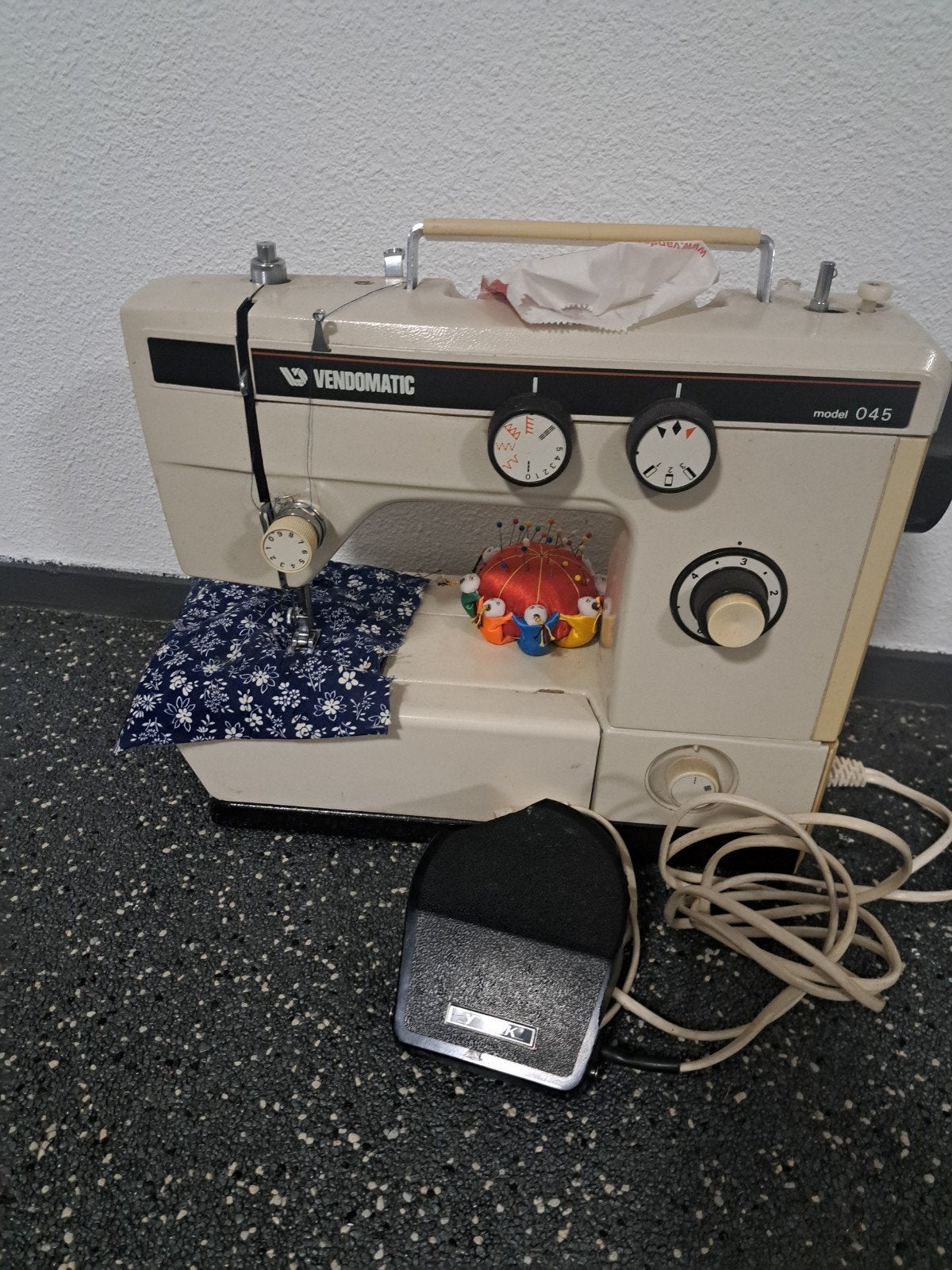 Vendomatic Naaimachine Model 045 - Vintage, Ophalen of Verzenden, Gebruikt, Naaimachine, Overige merken