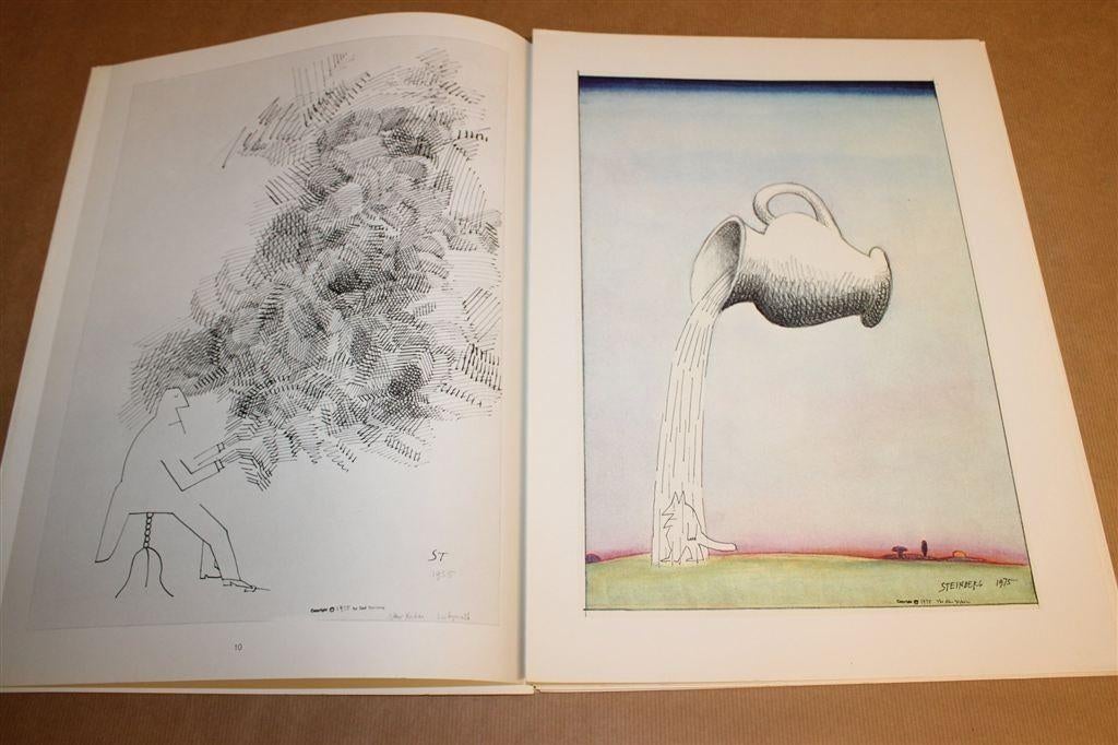 Kunstuitgave Derrière Le Miroir. Steinberg. Zeldzaam. 1977., Ophalen of Verzenden, Gelezen