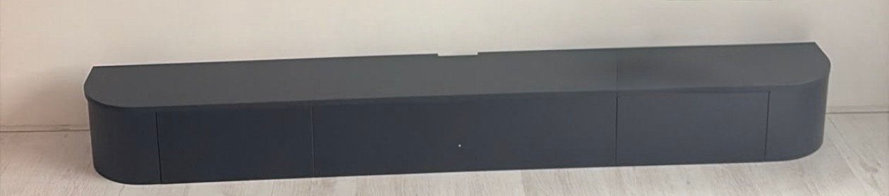 TV meubel japan, Ophalen, Kunststof, 150 tot 200 cm, Zo goed als nieuw