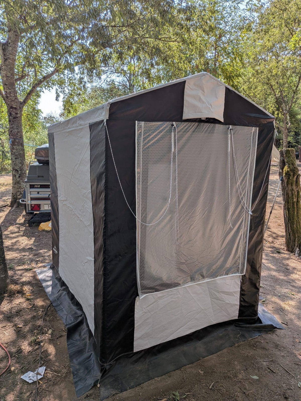 Ruime bijzettent / keukentent, Caravans en Kamperen, Ophalen, Gebruikt