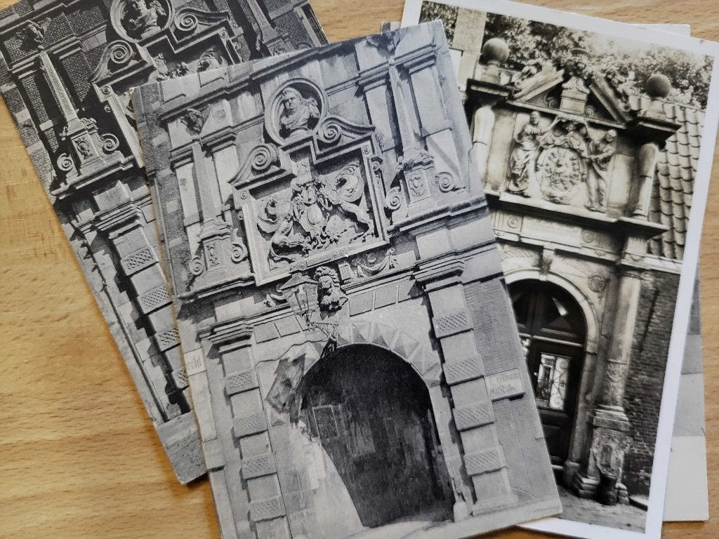 ansicht DORDRECHT Poort Maartenshof (4x), Ophalen of Verzenden, Voor 1920, Zuid-Holland