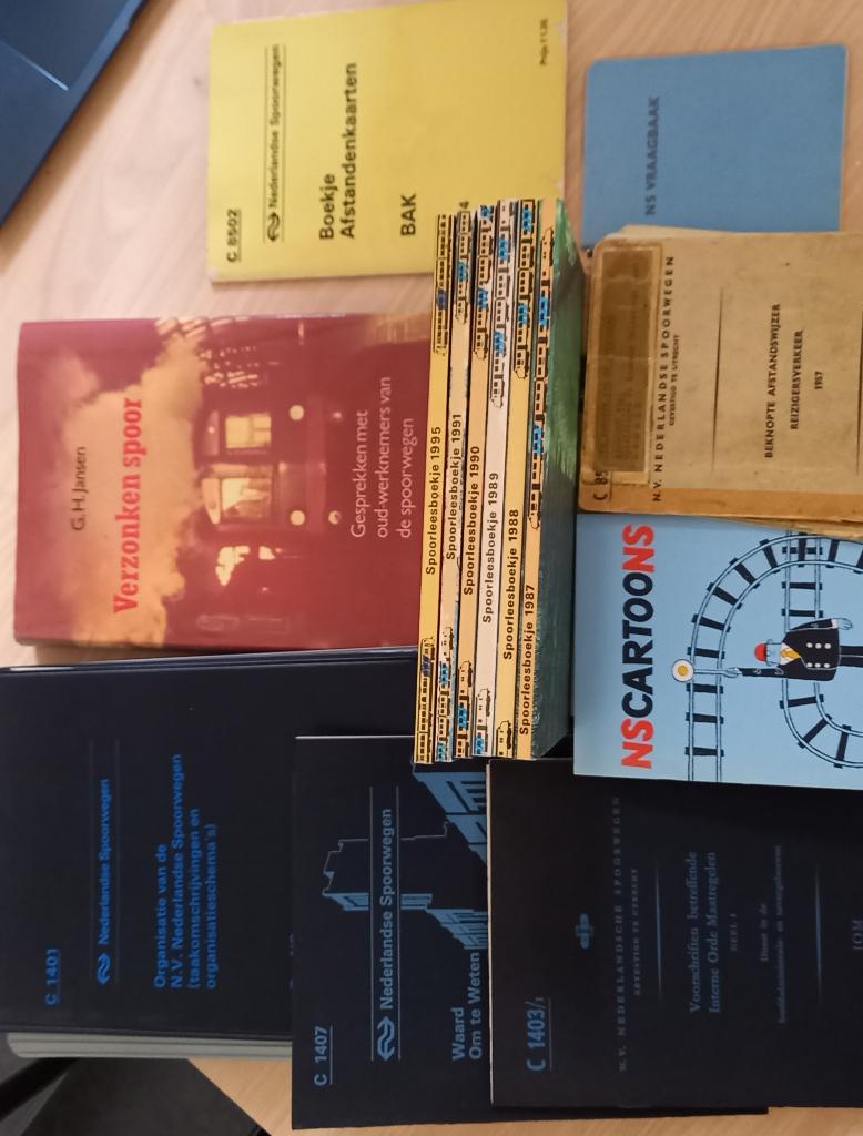 NS boekjes, Verzamelen, Ophalen of Verzenden, Gebruikt, Trein, Boek of Tijdschrift