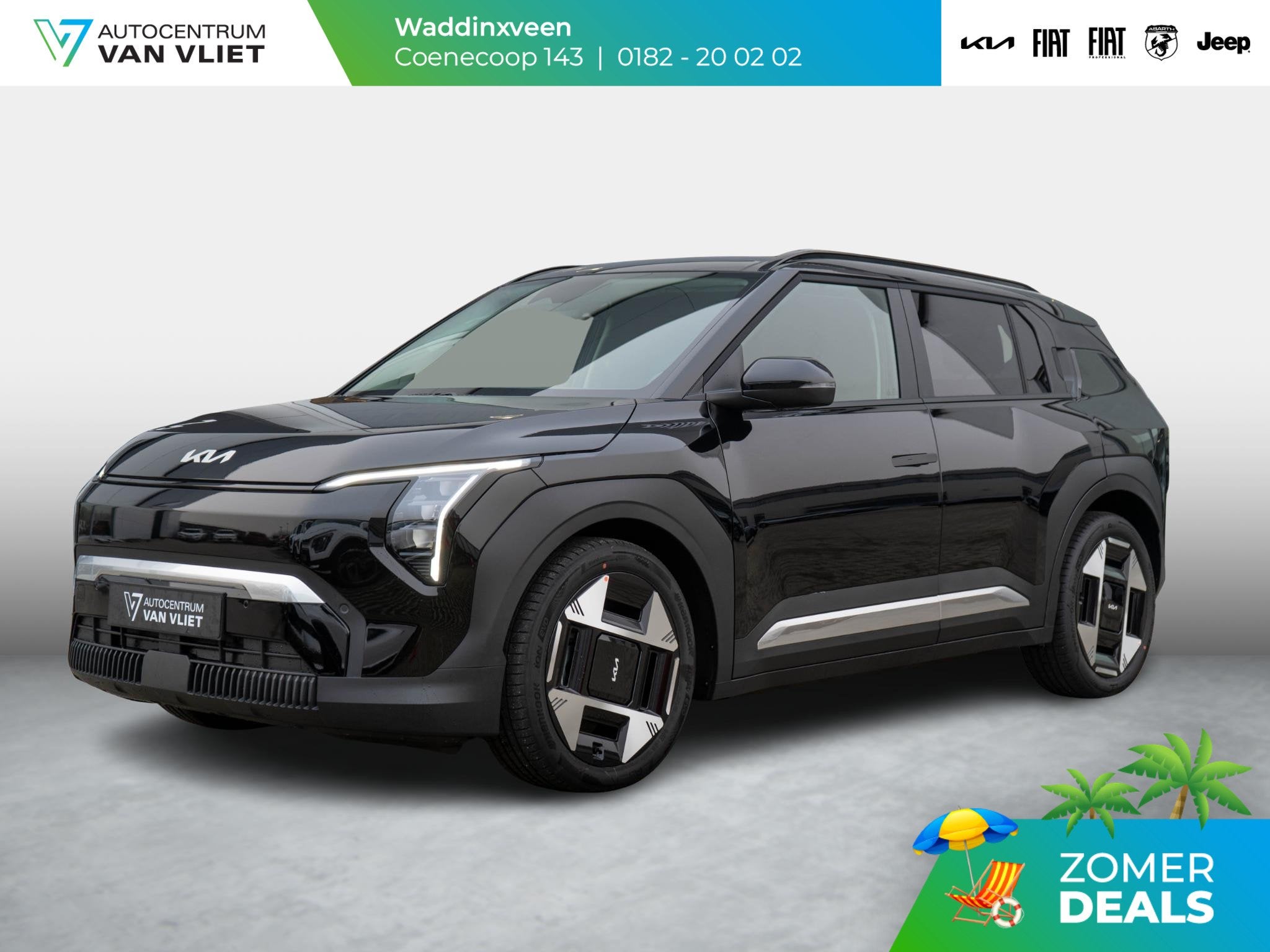 Kia EV3 Plus Advanced 81.4 kWh | Uit voorraad leverbaar ! |, Auto's, Kia, 510 min, Zwart, Origineel Nederlands, 204 pk
