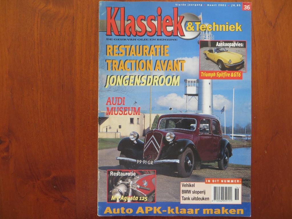 Klassiek & Techniek 36 Citroën Traction Avant 7C, Spitfire, Ophalen of Verzenden, Nieuw, Citroën