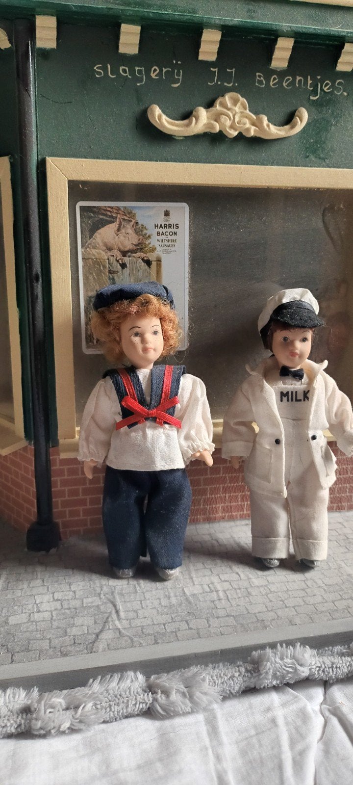 Slagerij J.J. Beentjes Poppenhuis Miniatuur met Accessoires, Verzamelen, Ophalen
