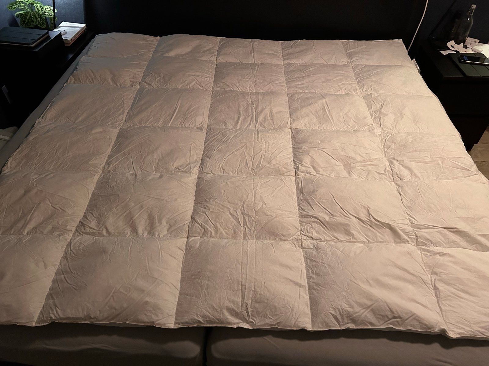 IKEA HÖNSBÄR Dekbed 200x200 cm - Zo goed als nieuw, Wit, Tweepersoons, Ophalen of Verzenden, IKEA