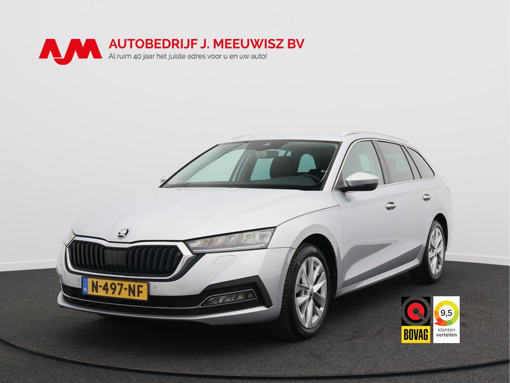 Skoda Octavia Combi 1.0 TSI Business Edition Plus/ leder/ tr, Auto's, Skoda, Gebruikt, 3 cilinders, 999 cc, Octavia
