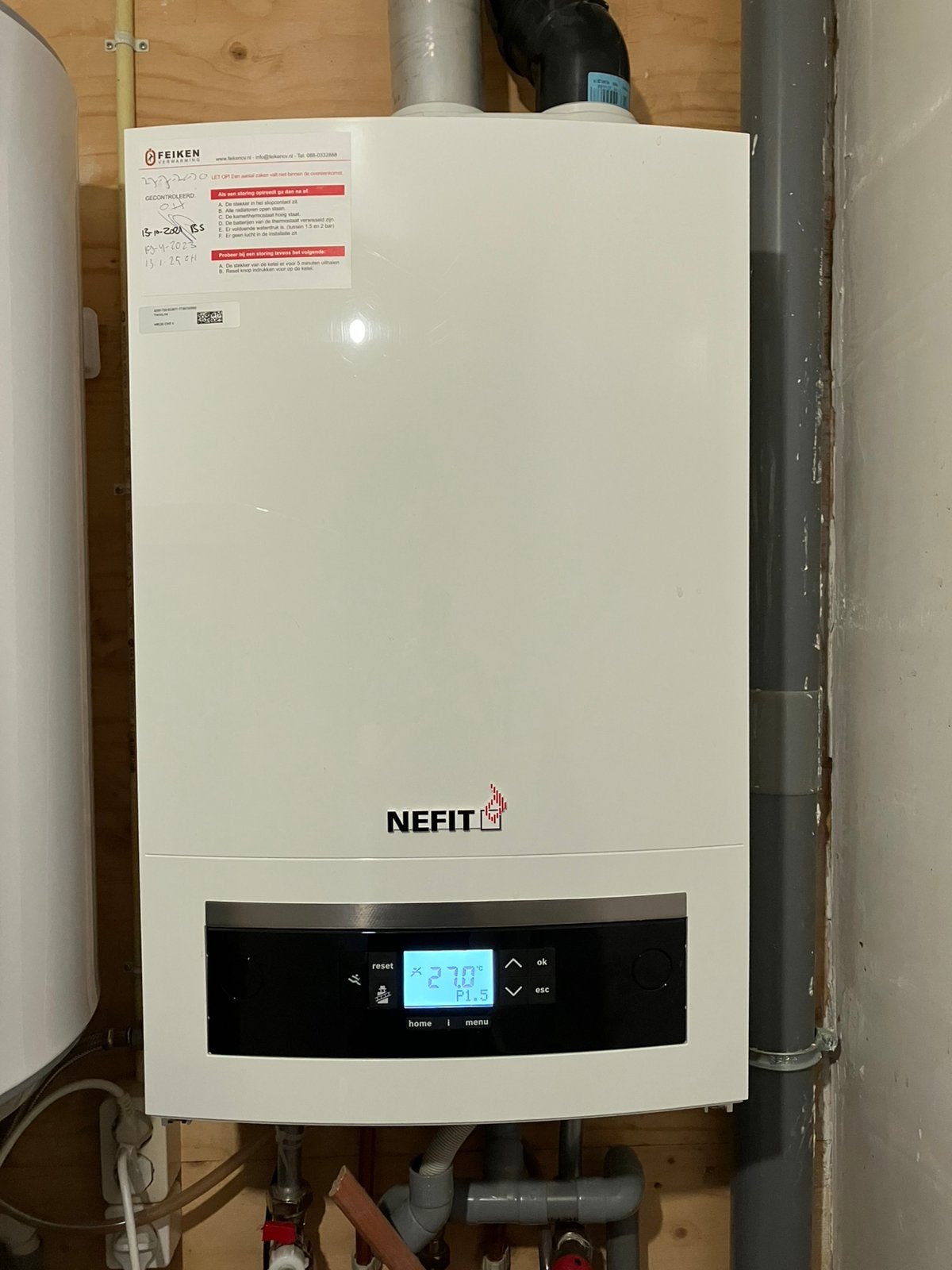 CV-Ketel Nefit Trendline HRC30 CW5 2, Ophalen, 30 tot 80 cm, Gebruikt, Hoog rendement (Hr)