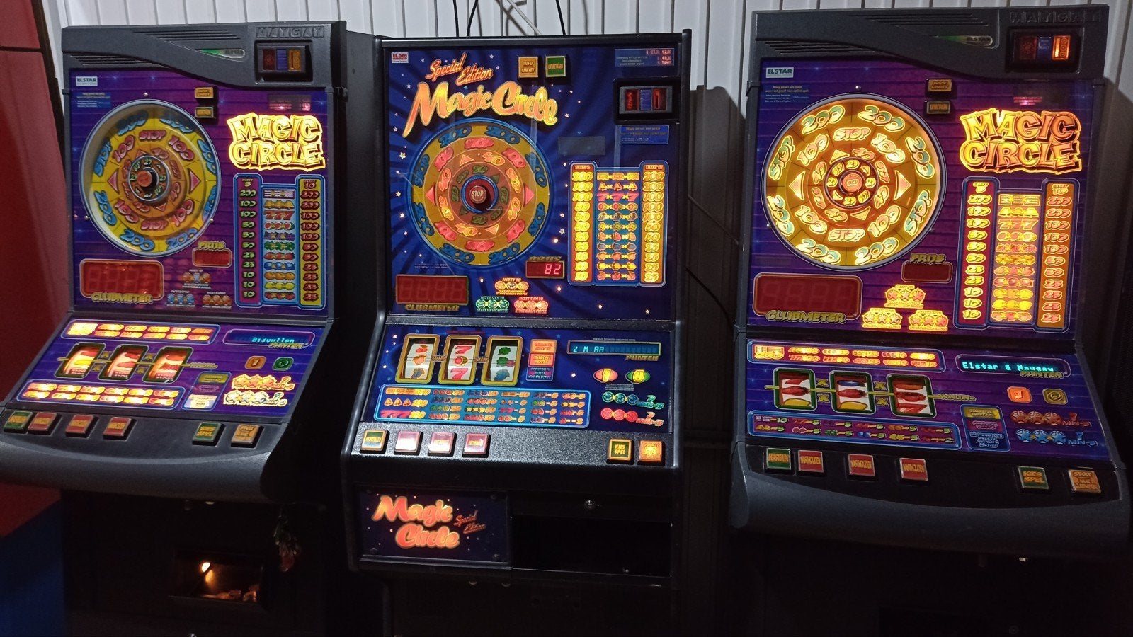 Magic Circle  gokkasten, Euro, Ophalen, Gebruikt, Met sleutels