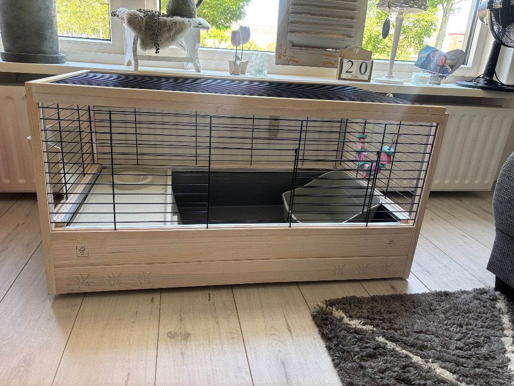 Konijnenhok voor binnen, Ophalen, Gebruikt, 90 cm of meer, Konijn