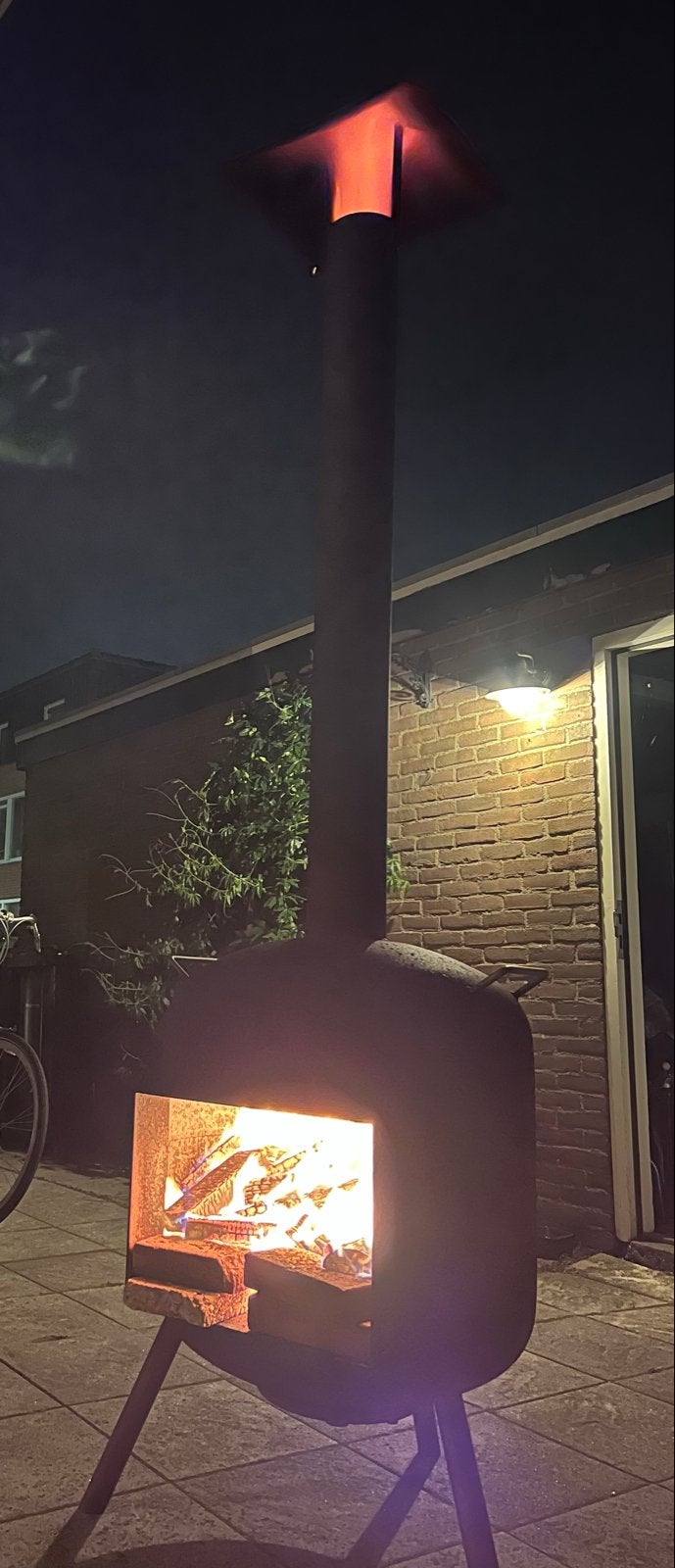 Grote Tuinkachel / Terrashaard - Gezellige Warmte, Tuin en Terras, Vuurkorven, Ophalen, Gebruikt, Vuurton