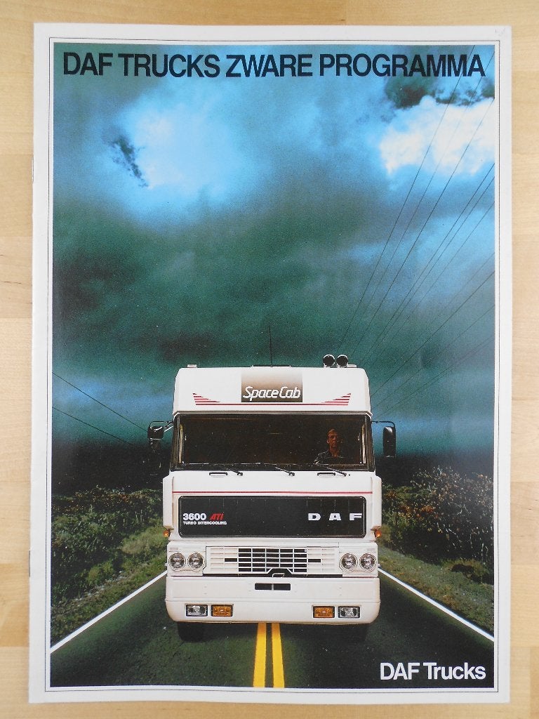 DAF 3600 3300 2800 Brochure ca 1985 - NL - Zware Programma, Ophalen of Verzenden, Zo goed als nieuw, Overige merken, DAF