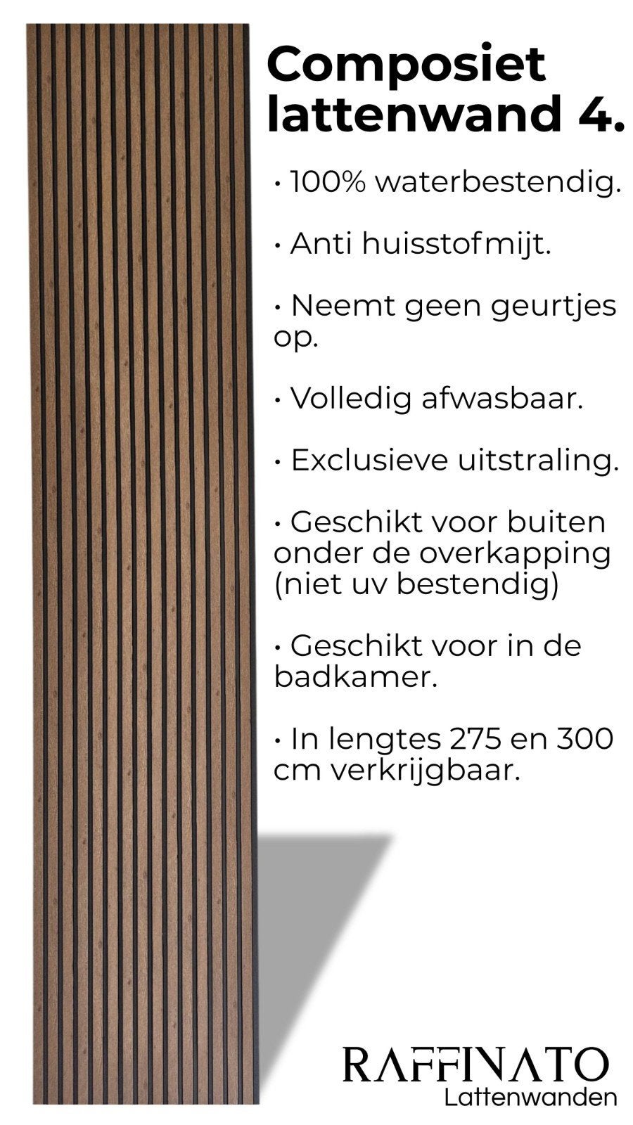Akoestische wandpanelen | akupanel | lattenwand | composiet, Info@handelsonderneming-rademakers.nl, Nieuw, Ophalen of Verzenden