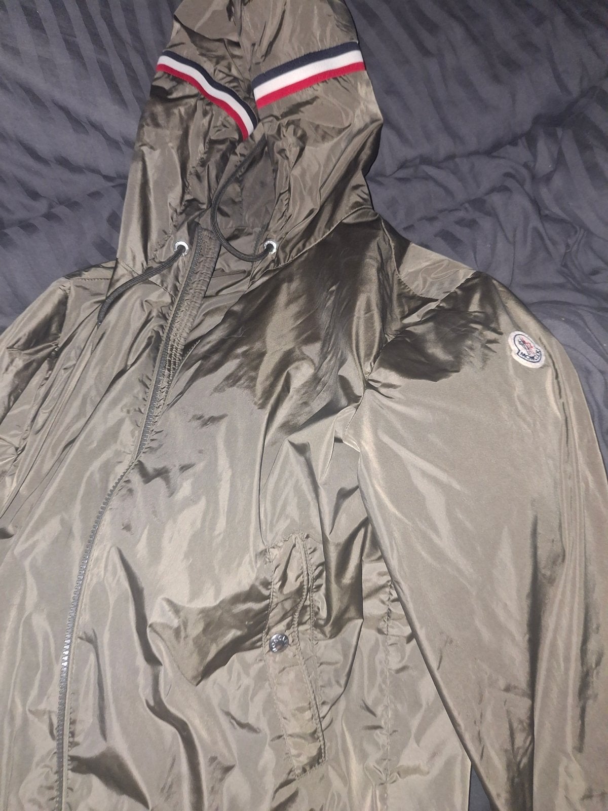 Moncler Windbreaker Groen Maat 1 - Zeer Nette Staat, Ophalen of Verzenden, Zo goed als nieuw, Maat 46 (S) of kleiner, Groen