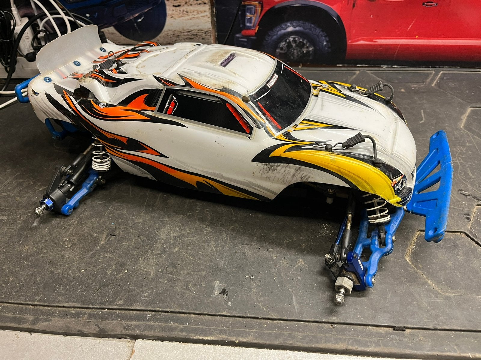 Traxxas Rustler 2wd RC ROLLER SLIDER RPM, Elektro, Gebruikt, Auto offroad, Ophalen of Verzenden