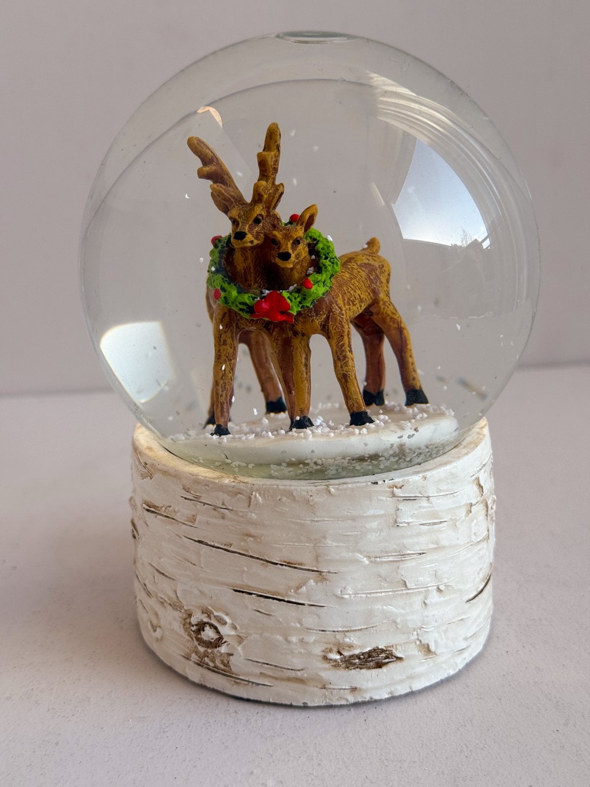 Snowglobe met herten, Ophalen of Verzenden, Zo goed als nieuw
