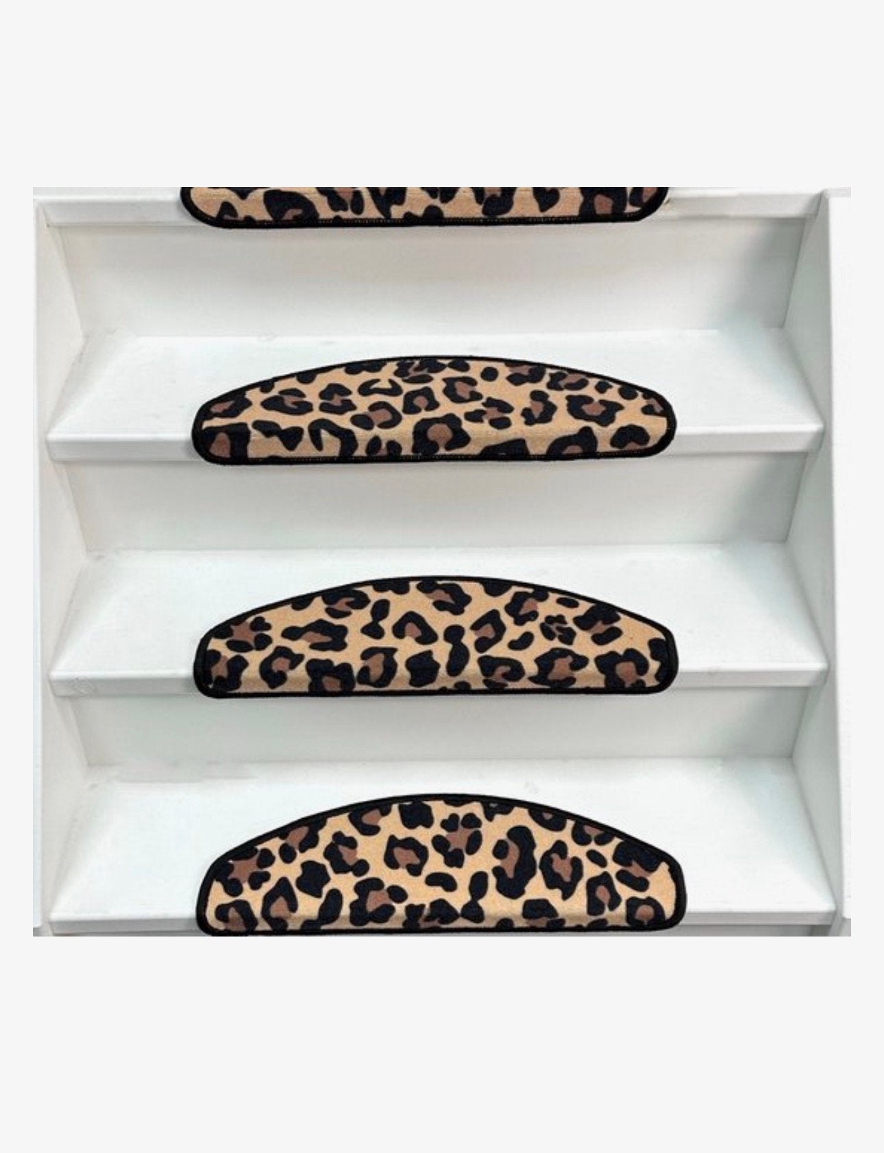 Trapmatten tijperprint /leopard/panterlook, Huis en Inrichting, Stoffering | Tapijten en Kleden, Bruin, Nieuw, Minder dan 50 cm