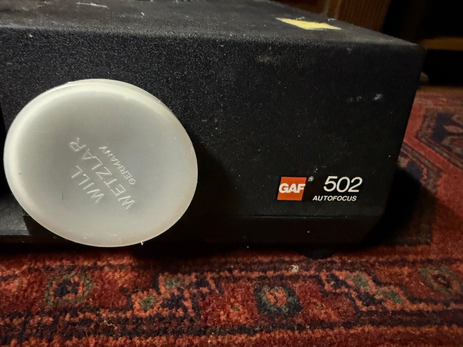 GAF 502 Autofocus diaprojector, Ophalen, Gebruikt