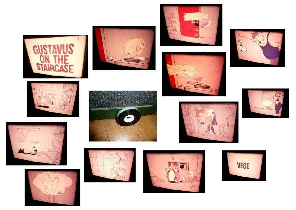 16mm film - Gustav - Staircase - kleur - mooi - geluid, Ophalen of Verzenden, 16mm film