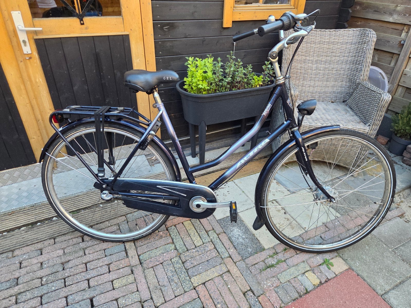 Altra Spring Damesfiets terugtraprem 3 Versnellingen, 54cm, Ophalen, Sparta, Velgrem, 53 tot 56 cm