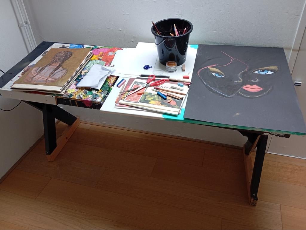 Tekentafel / Werkbank - Stevig en Functioneel, Ophalen of Verzenden, Gebruikt, 130 tot 150 cm