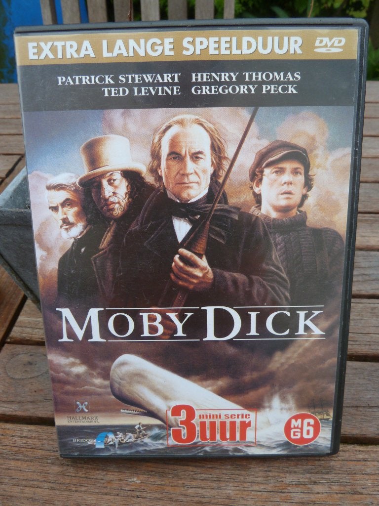 Moby Dick DVD - Mini Serie met Patrick Stewart, Engels, Nederlands, Ophalen of Verzenden, Zo goed als nieuw