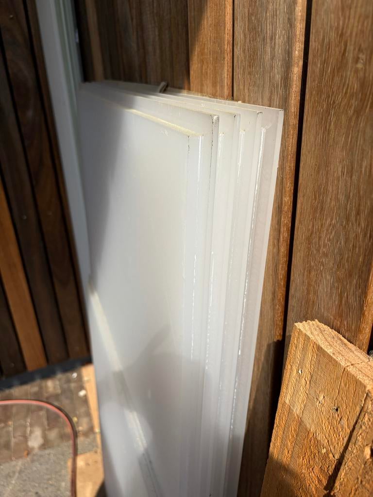 Kunststof platen, 15 mm dik, deels verjongd, Ophalen, Gebruikt, Overige materialen, Minder dan 20 mm
