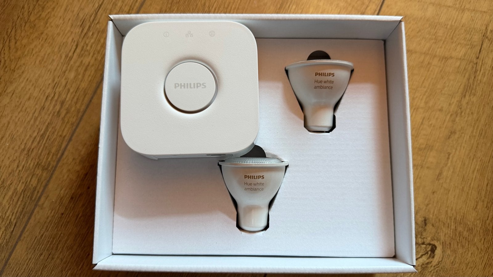 Philips Hue White Ambiance Starter Kit GU10, Ophalen of Verzenden, Zo goed als nieuw