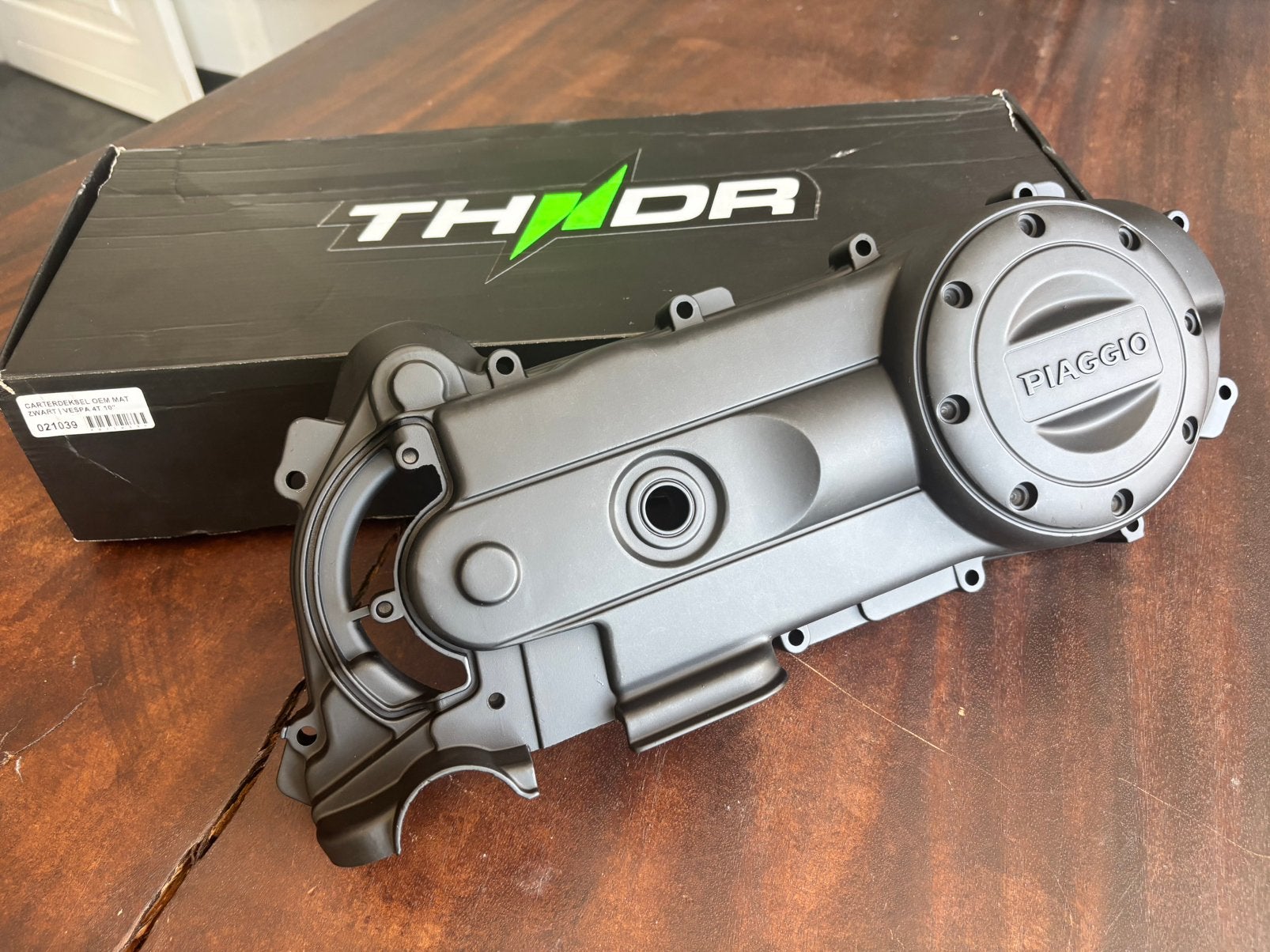 Piaggio 4T 10 inch Carterkap OEM | Mat Zwart, Ophalen of Verzenden, Nieuw, Piaggio