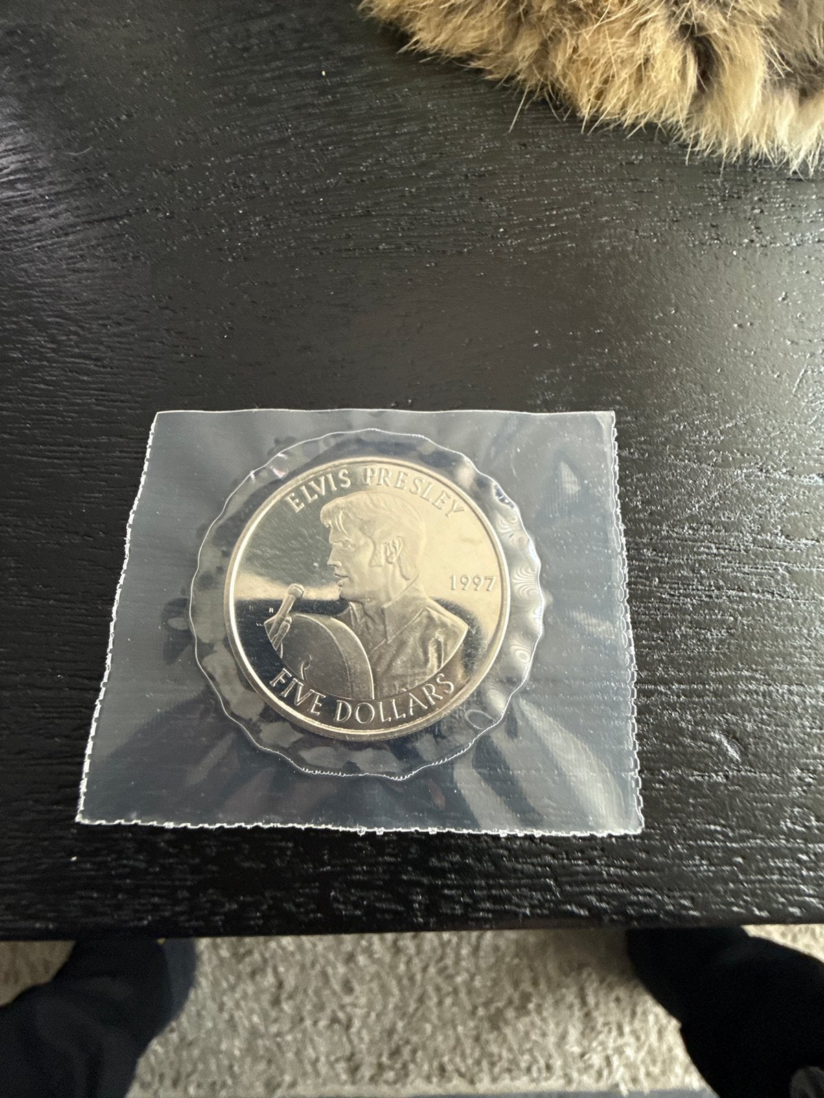 Elvis Presley 5 Dollar Munt Marshall Eilanden 1997, Ophalen, Oost-Azië, Losse munt
