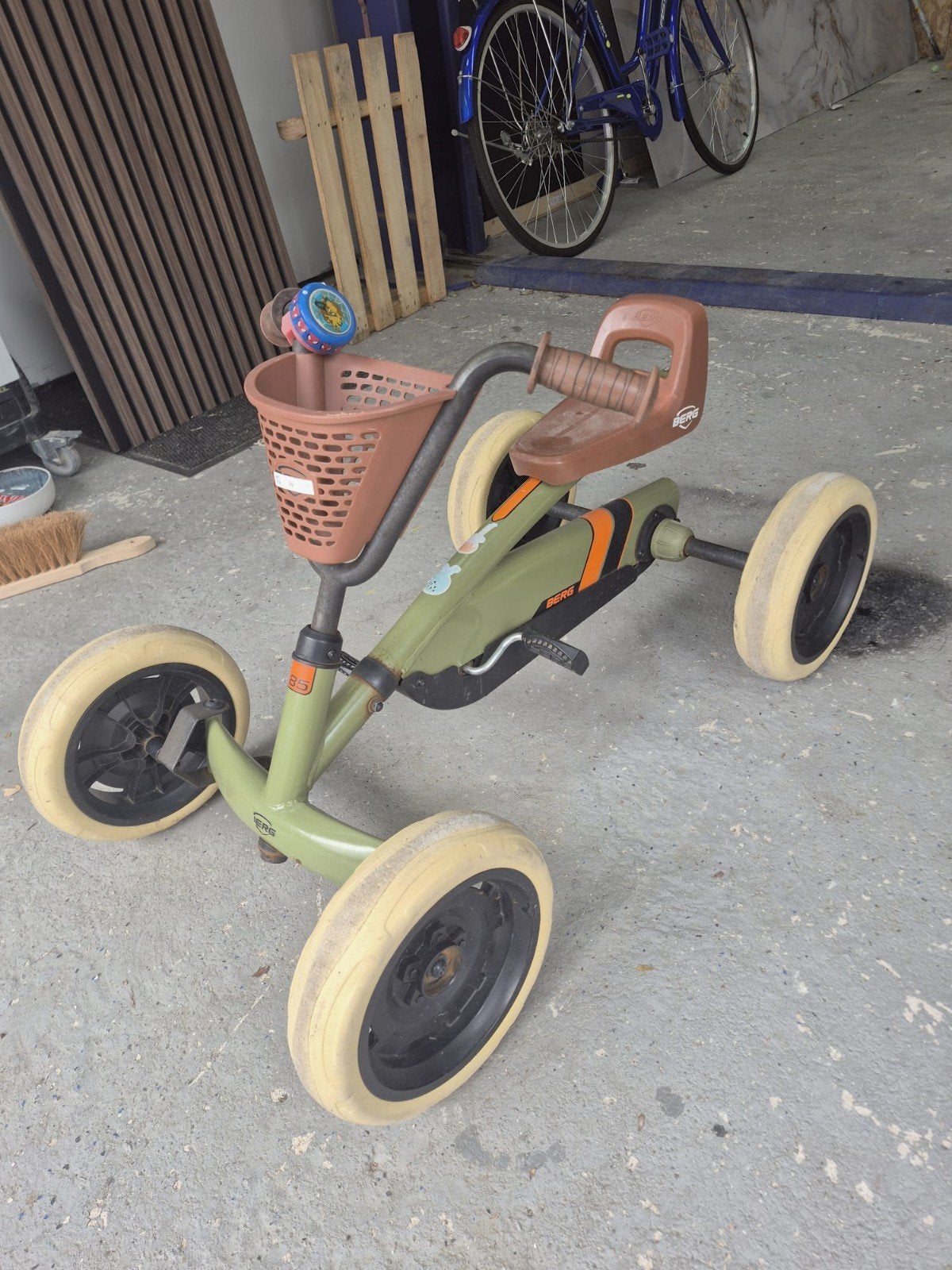 Berg kinderfiets, Ophalen, Berg