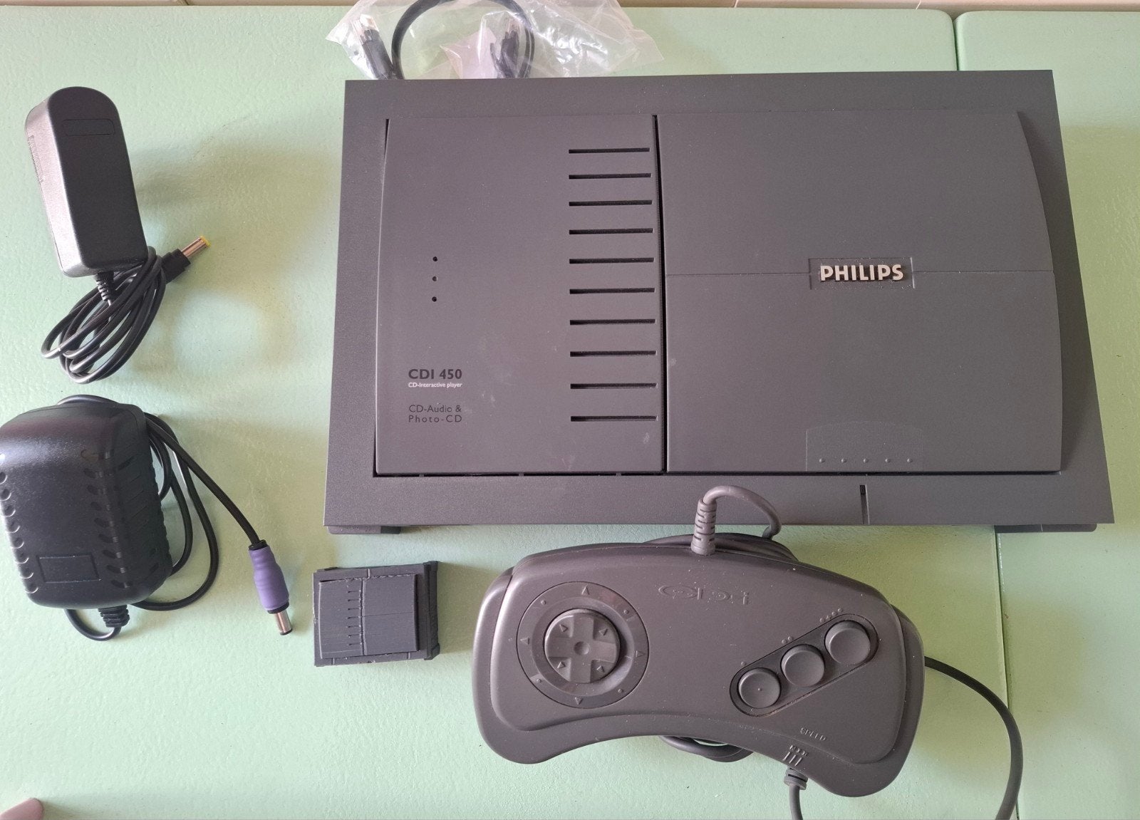Philips CD-i 450 met controller, Timekeeper mod JeffChen PSU, Ophalen of Verzenden, Overige merken, Gebruikt
