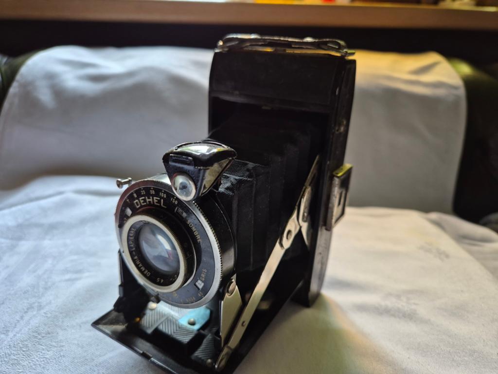 Vintage Dehel Balgcamera - Antieke Fotocamera, Ophalen of Verzenden, Gebruikt, Compact, Overige Merken