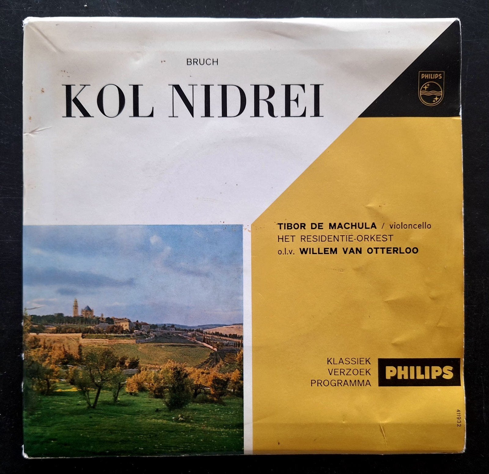 7"/SINGLE  BRUCH - Kol Nidrei/De Machula-Van Otteeloo, Ophalen of Verzenden, Gebruikt, Nederlandstalig