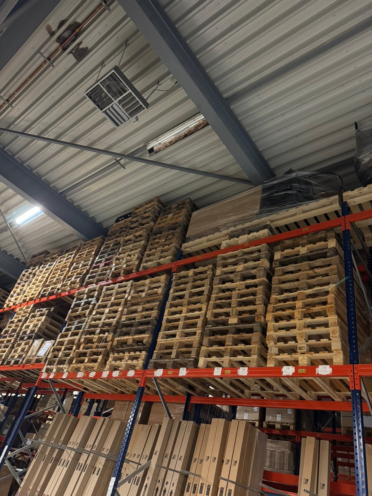Europallets, Ophalen, Minder dan 25 mm, Pallet, Minder dan 200 cm