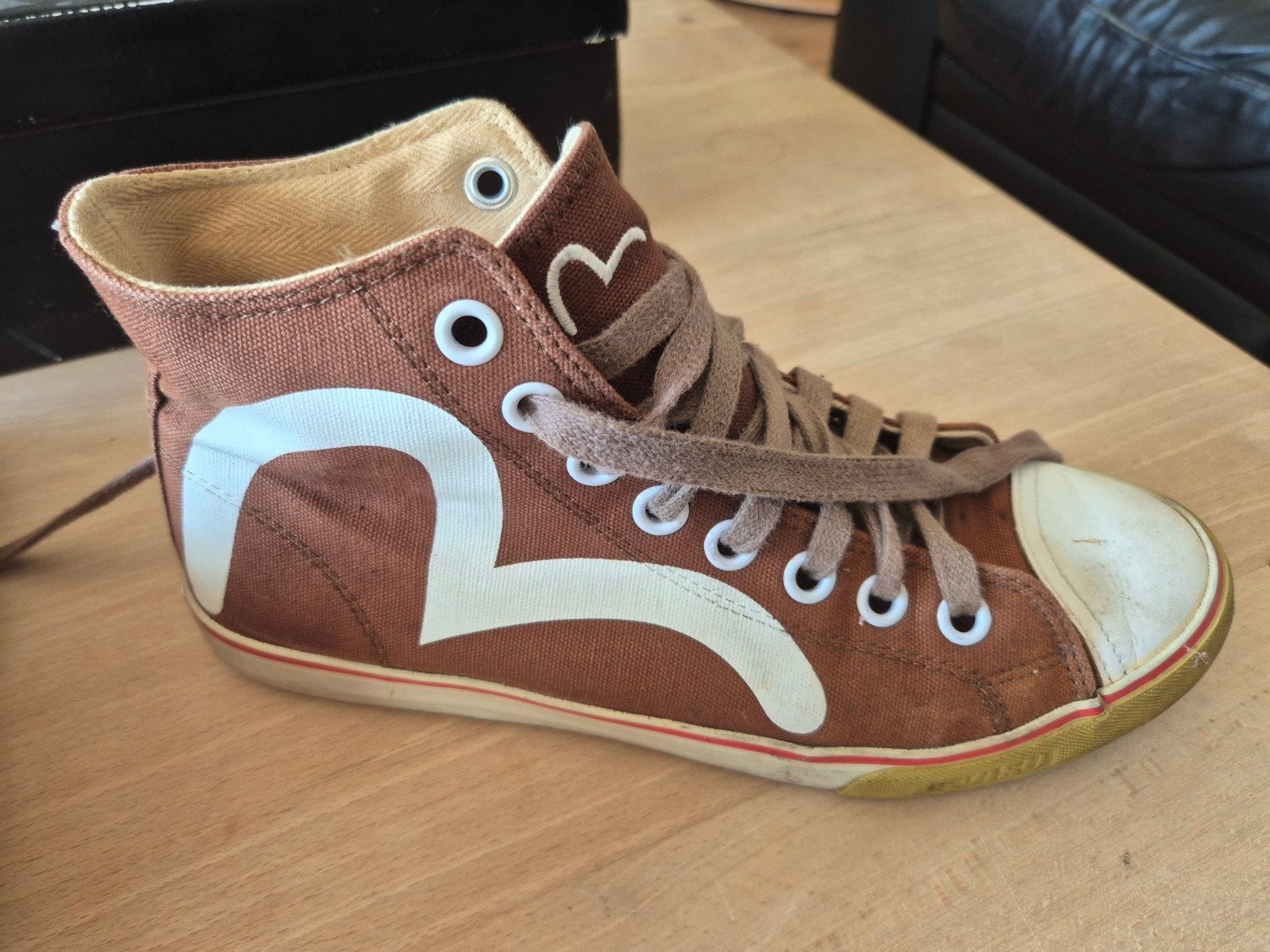 Prachtige canvas sneakers Evisu.Maat 43., Kleding | Heren, Overige kleuren, Verzenden, Sneakers of Gympen, Evisu