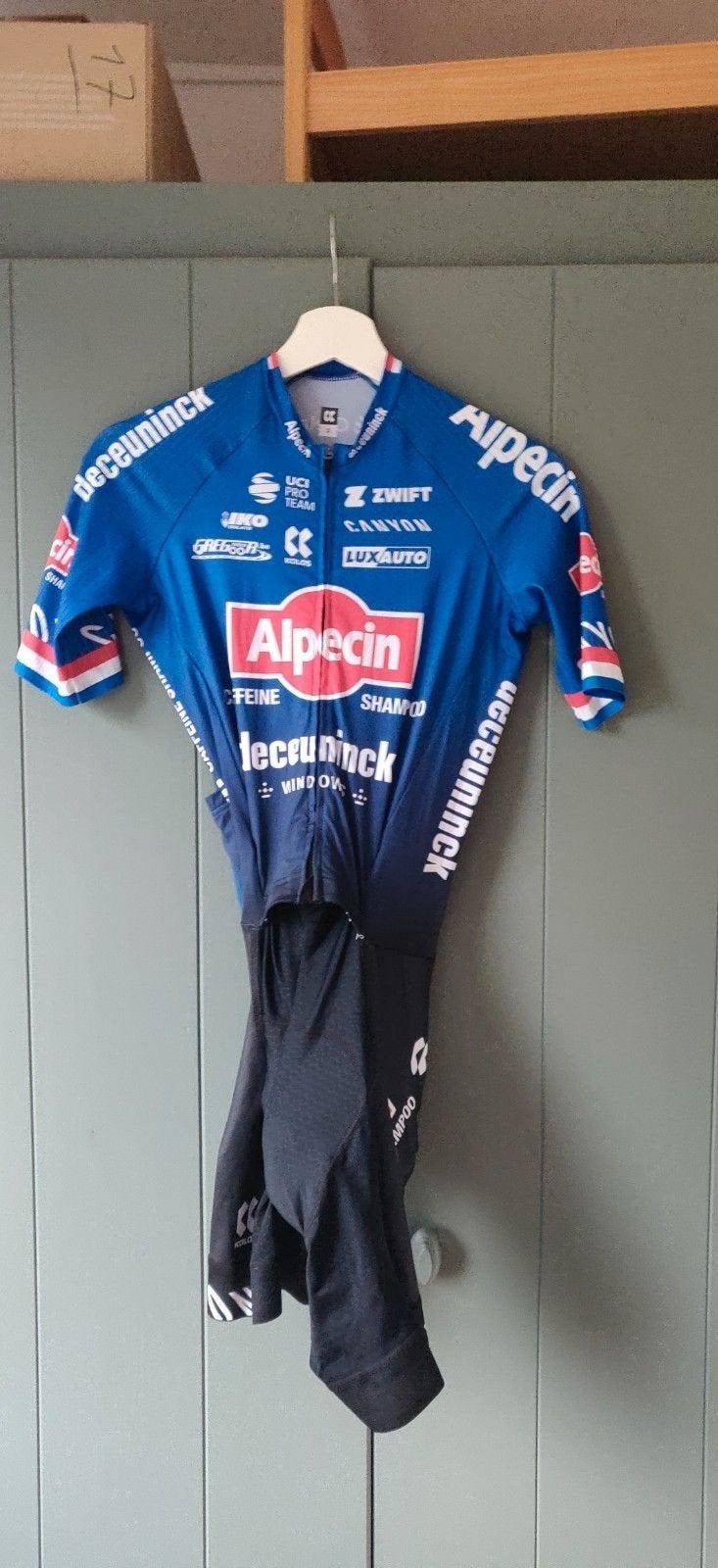 Snelpak Mathieu van der Poel Alpecin Deceuninck Canyon Zwift, Ophalen, M, Bovenkleding