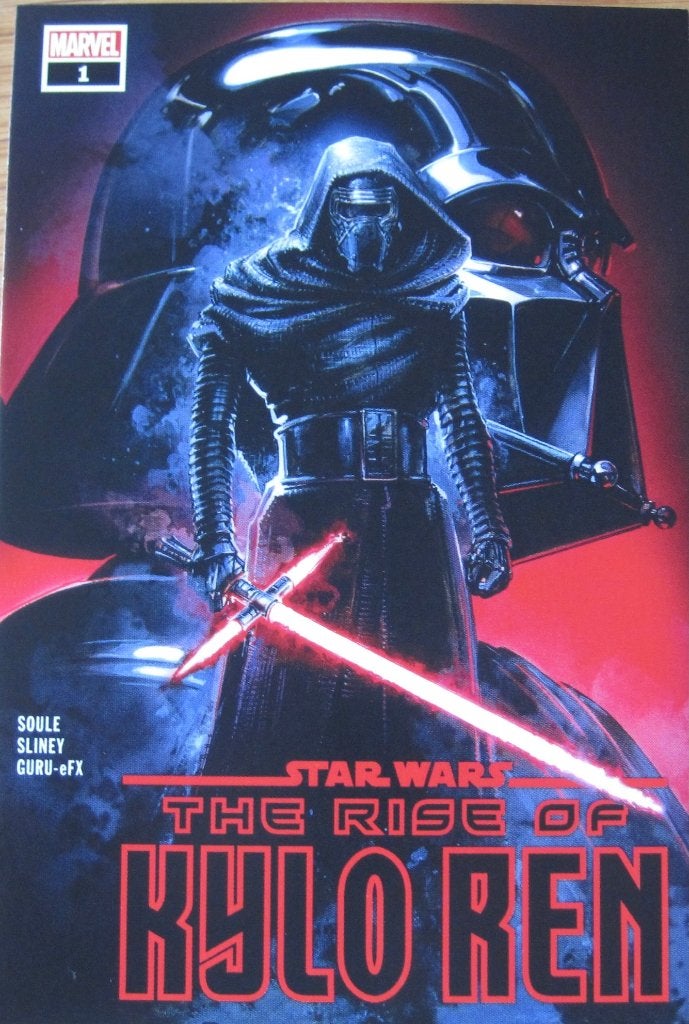 Star Wars - comic cover op kaart - Rise of Kylo Ren - nieuw, Verzenden, 1980 tot heden, Ongelopen, Overige thema's