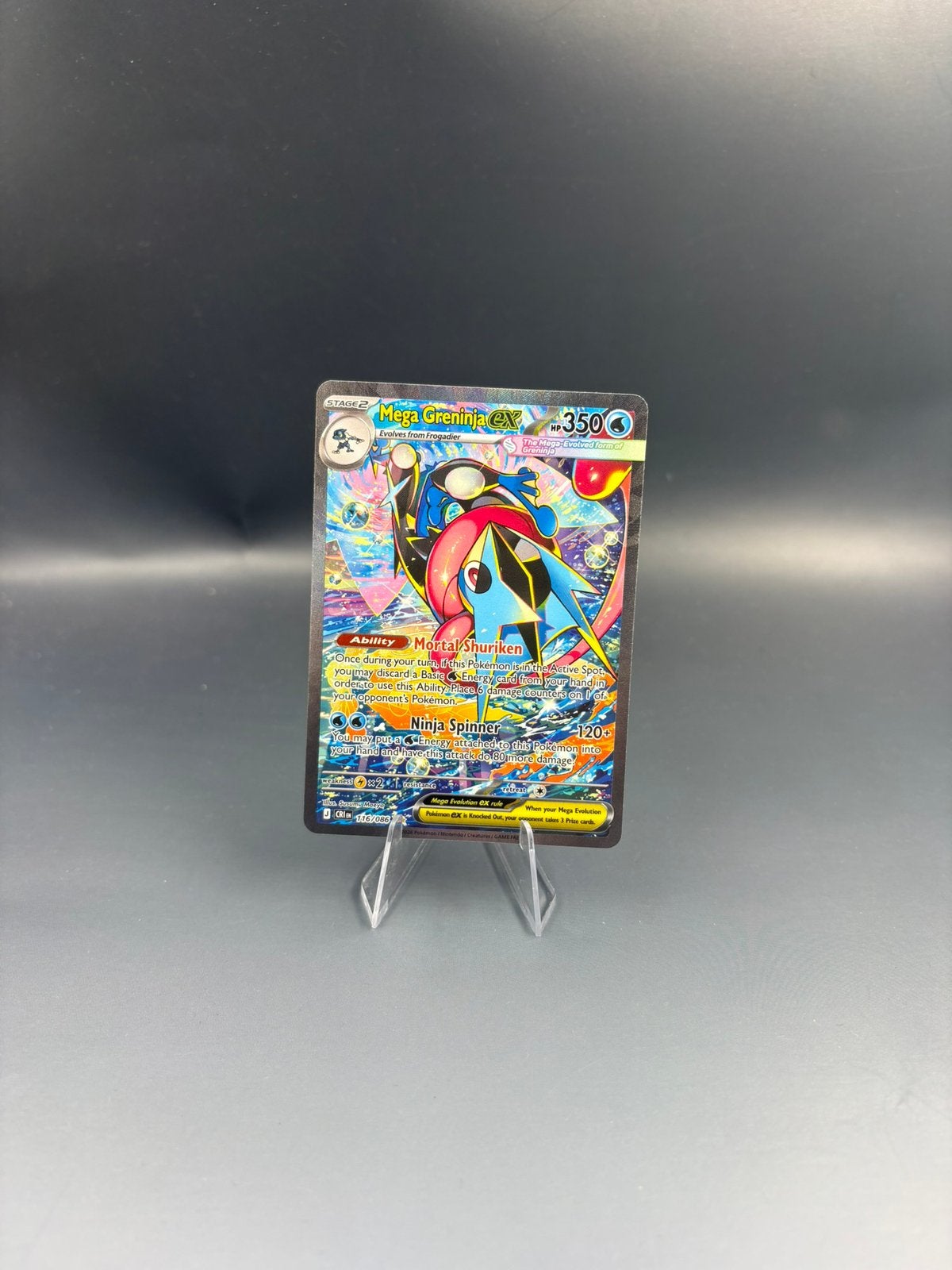 Mega greninja ex 116, Ophalen of Verzenden, Zo goed als nieuw