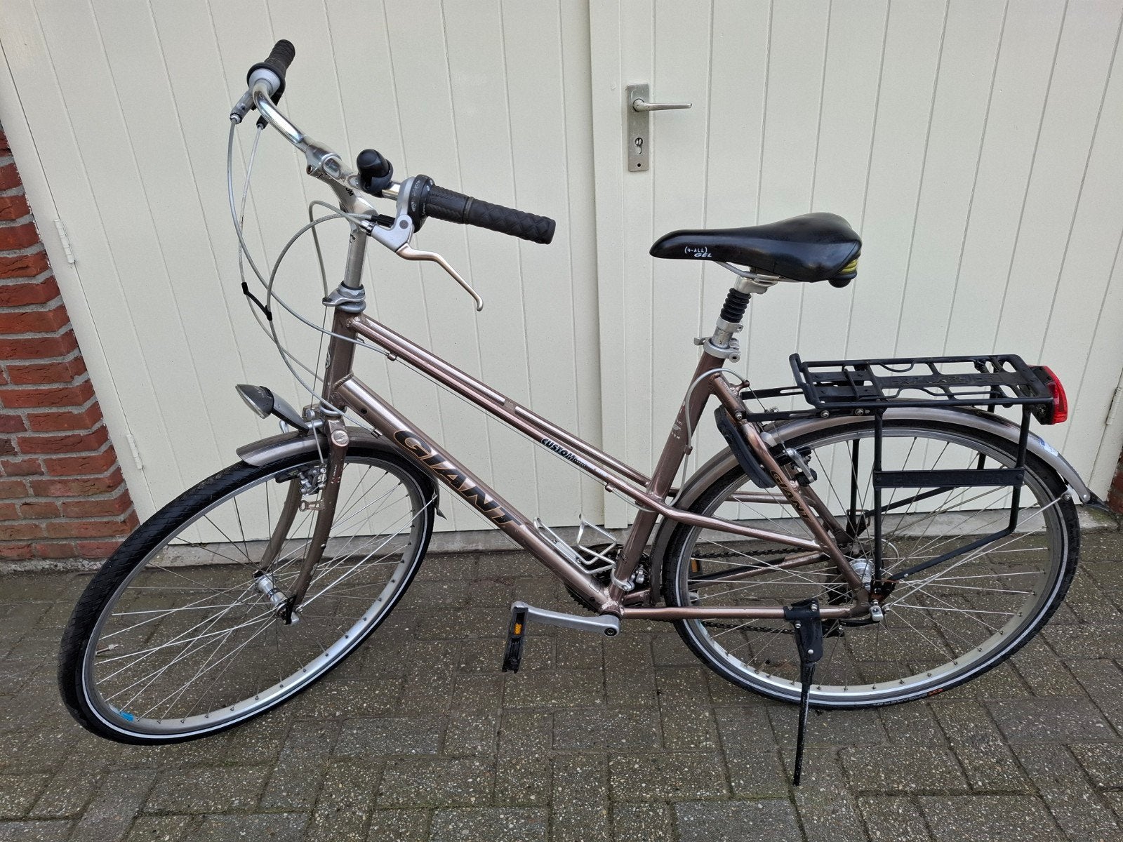 Giant Custom damesfiets  57cm, Ophalen, Gebruikt, Velgrem, Versnellingen