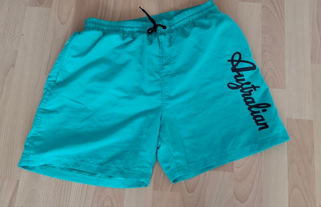 Australian zwemshort heren mt. L groen, Ophalen, Maat 52/54 (L), Groen