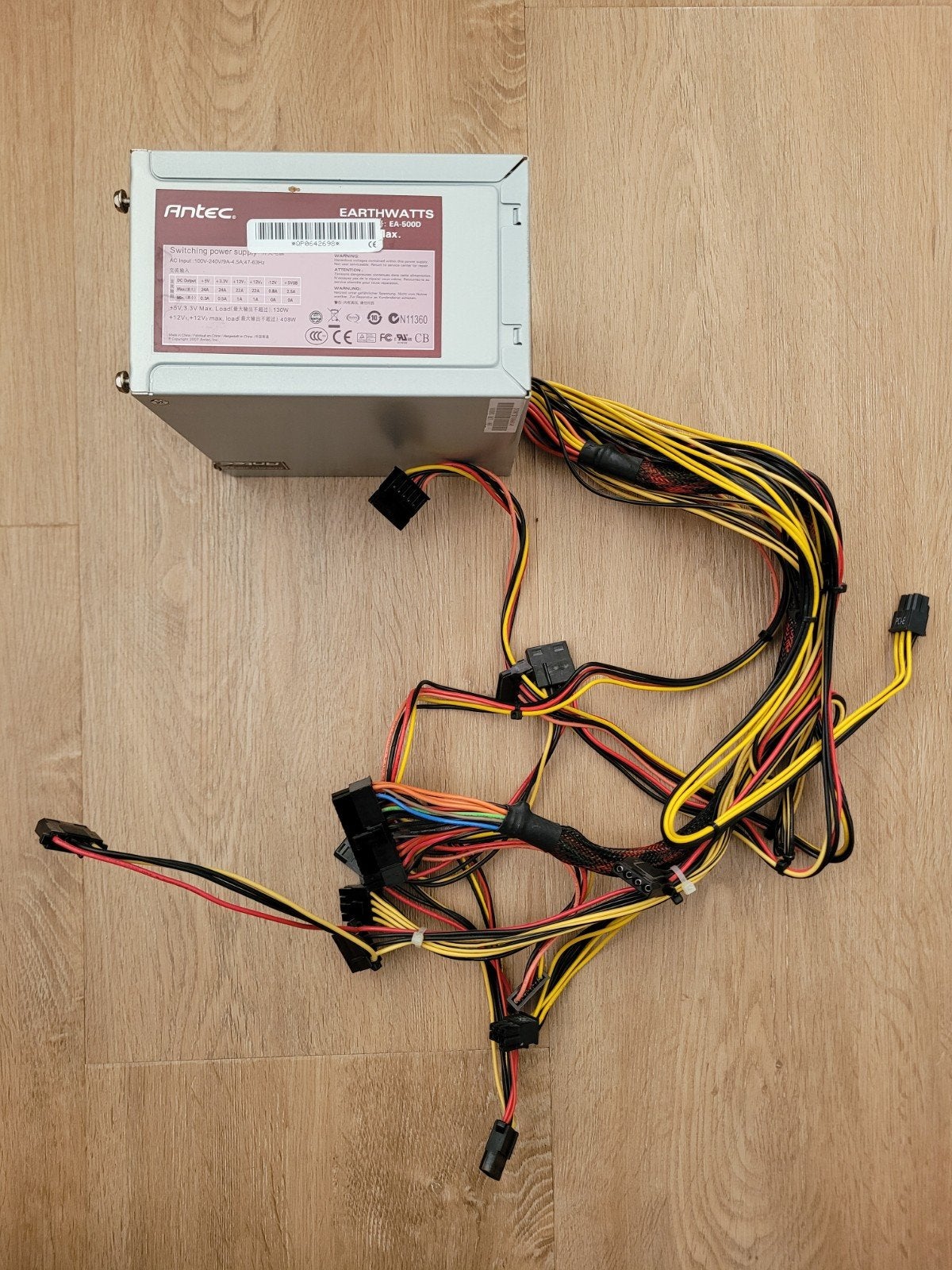 Antec EarthWatts EA-500D 500W Voeding, Ophalen of Verzenden, Gebruikt