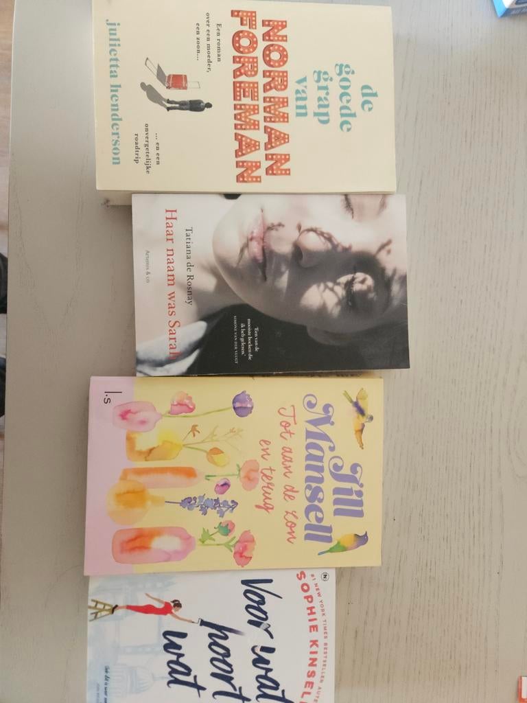Vier romans, ook los te koop, Boeken, Verzenden