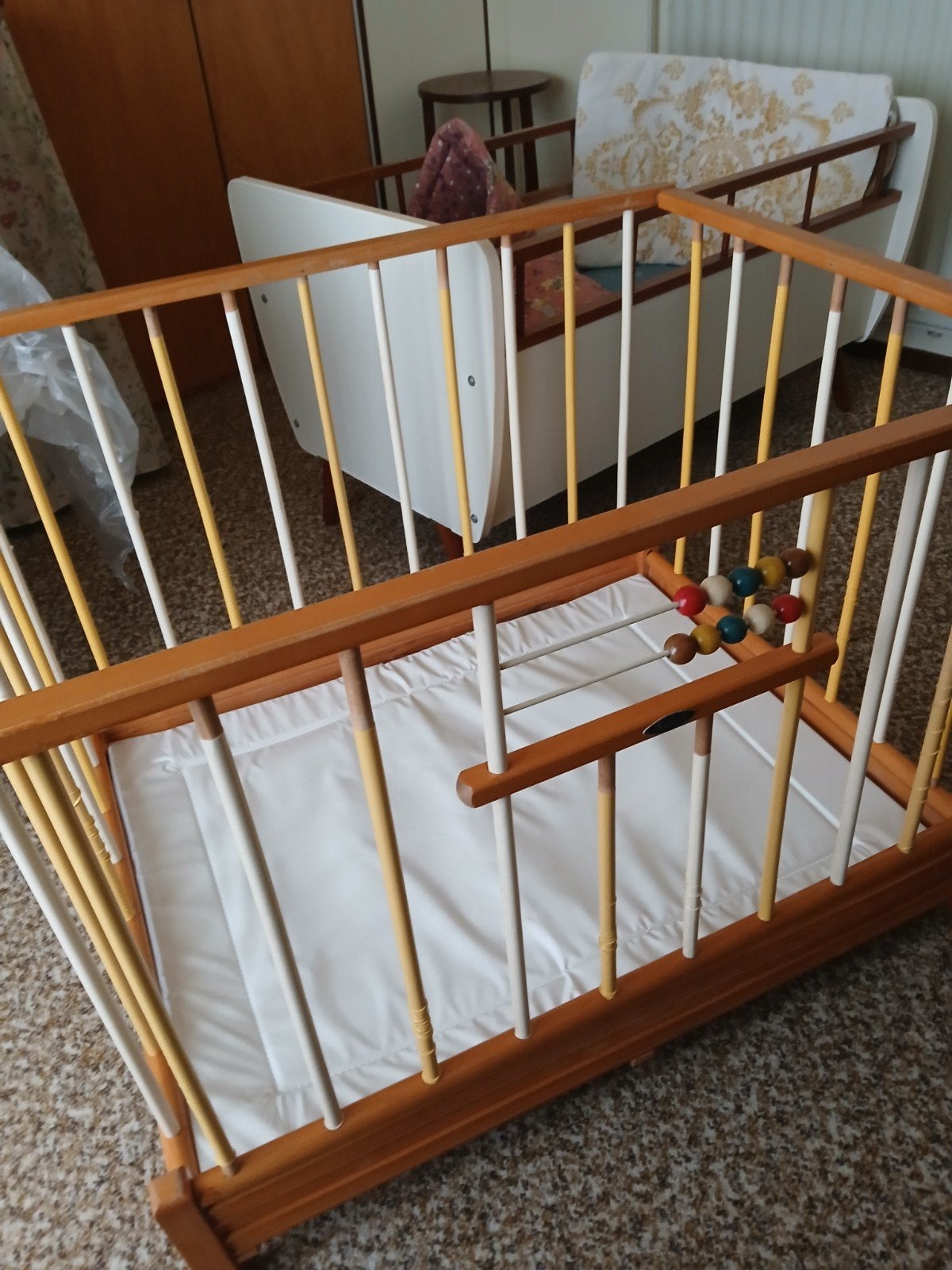 Kinderbox vintage opvouwbaar, Ophalen, Gebruikt, Reisbedje