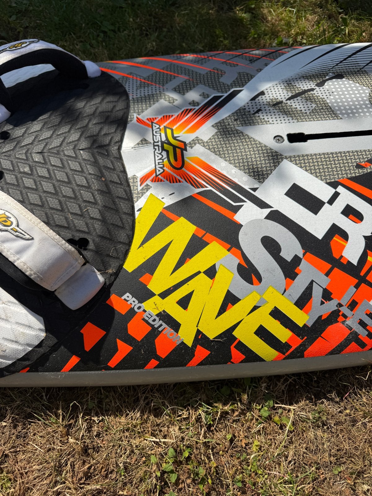 JP Australia Freestyle Wave 92 Windsurfplank, Watersport en Boten, Windsurfen, Ophalen, Met voetbanden, Gebruikt, Minder dan 250 cm